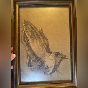 Framed Praying Hands